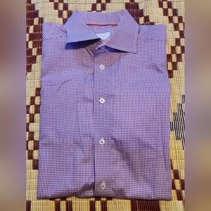 Eton Contemporary Button Up Shirt. Sz 41/16. EUC